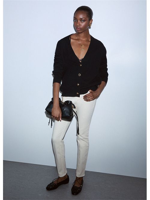 Cardigan in pura lana LIU JO | WF6417MS009/L9456